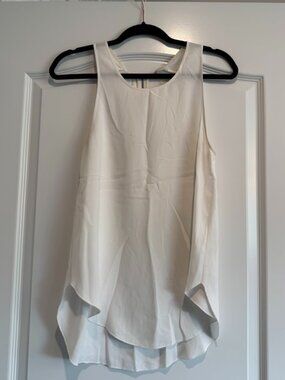 Aritzia Wilfred White Sevres Blouse | Size S